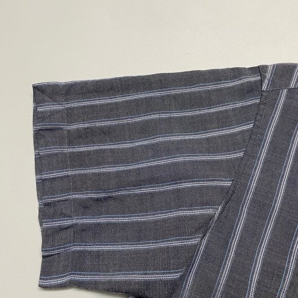 Linen Blend Button-Up Shirt - Picture 4 of 4